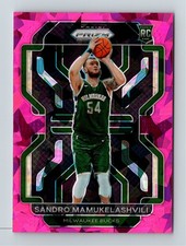 2021-22 Panini Prizm #293 Sandro Mamukelashvili Pink Ice