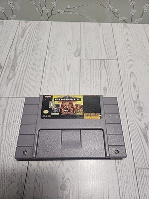 Super Pinball: Behind the Mask (Super Nintendo SNES, 1994) - Cartridge Tested