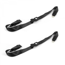 Amc Gremlin 1970 - 1979 Standard 2pt Black Lap Bucket Seat Belt Kit - 2 Belts Amc Gremlin 1970 - 1979 Standard 2pt Black Lap Bucket Seat Belt Kit - 2 Belts