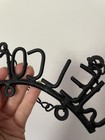 Vintage 90s "Welcome" Sign Metal Chain Wall Hanging Home Decor Country Kitchen — photo 4