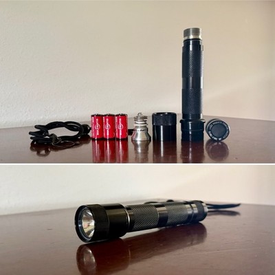 Vintage Early Surefire Laser Products 9P Flashlight  Safe Queen Worldwide Ship