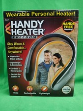HANDY HEATER WEARABLE PERSONAL HEATER HANDS FREE SILVER NEW (F40009724)