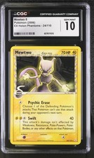 Pokemon Mewtwo 24/110 Rare EX Holon Phantoms - CGC 10