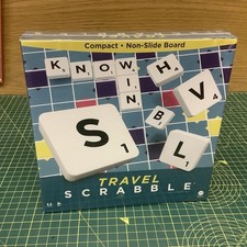 Mattel Games Scrabble Travel Game, New original box