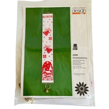 Vintage Scandinavian  Klokkestreng Bell Pull Christmas Fork art New