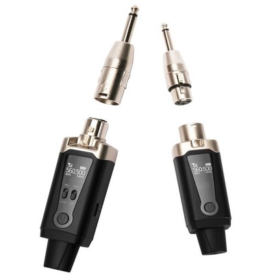 STRICH M2 UHF Wireless Microphone System XLR Mic Adapter 16 Channels, Transmi...