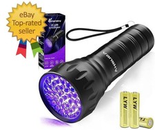Black Light UV Light Flashlight, 21 LED 395Nm Ultraviolet Blacklight Flashlight