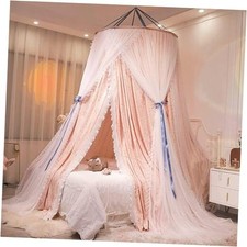Luxurious Bed Canopy for Girls  Adults, Large Elegant Double Layer Bed Star