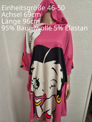 Betty Boop Kleid Größe 46-50 Einheitsgröße