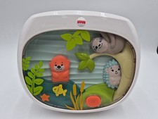 Fisher Price Settle Sleep Projection Soother Crib TV Otter Sloth Jungle WORKS