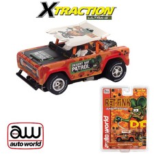 SC422 Auto World Xtraction 1972 Ford Baja Bronco Rat Orange HO Scale Slot Car