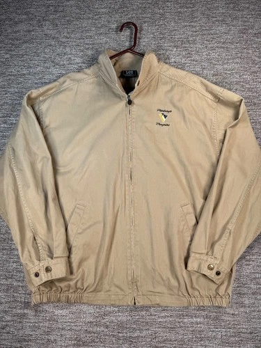 Lee NHL Pittsburgh Penguins Khaki Vintage Sportswear Jacket XL Retro Y2K - product listing photo