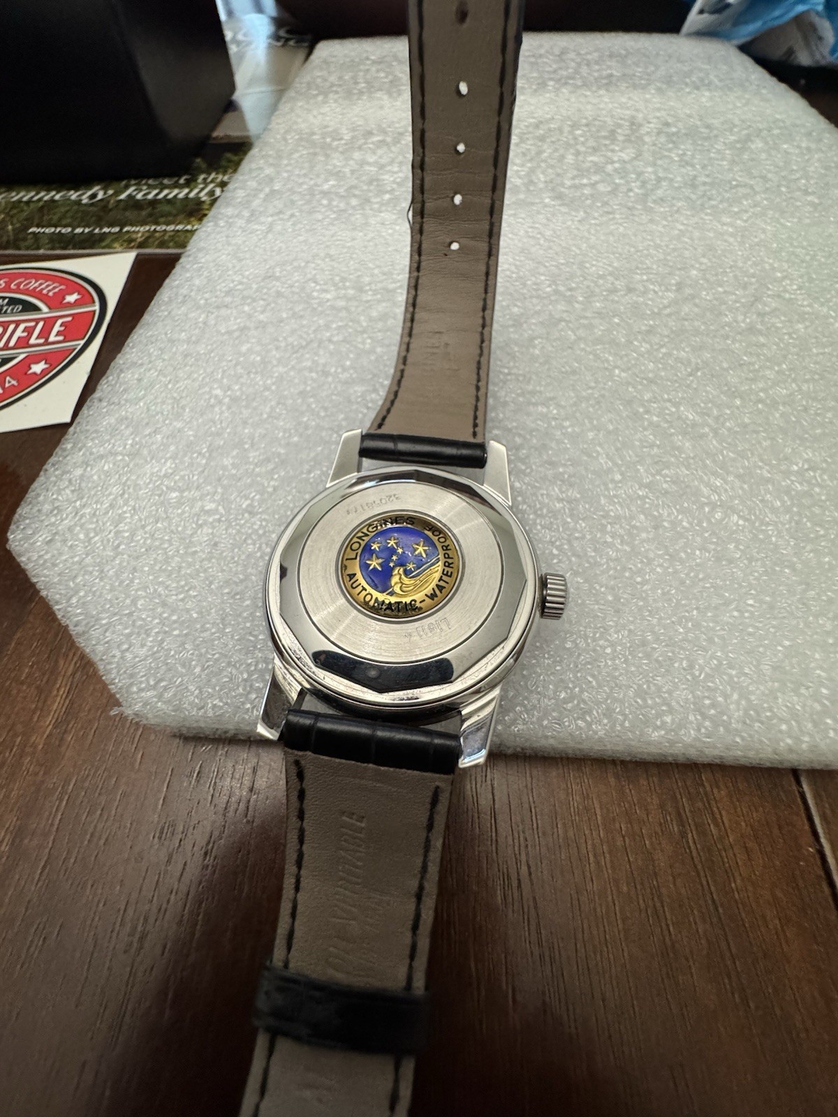 Longines Conquest Automatic Black Dial Date Allig… - image 8