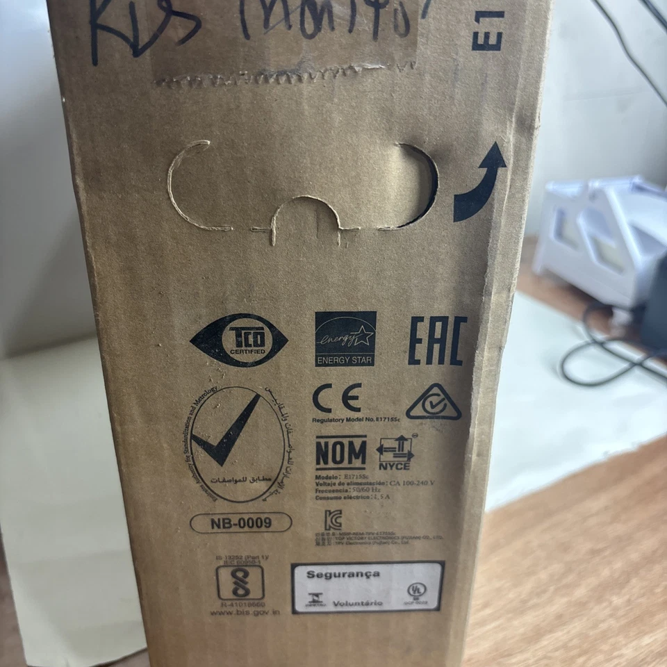 Dell E1715S 17" 5:4 HD LED-Backlit TN LCD Monitor - Image 4 of 4