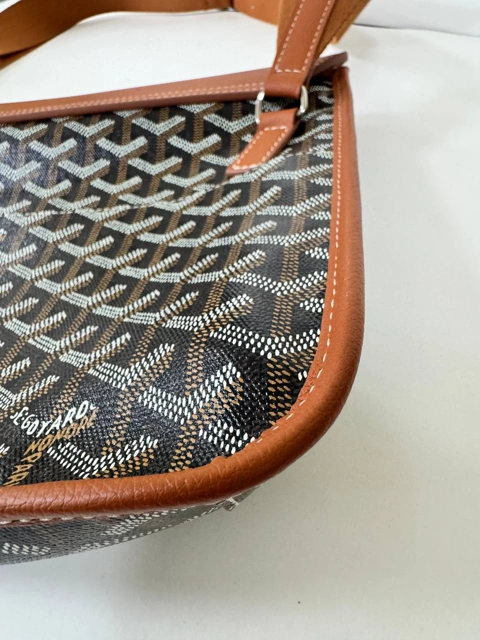 Goyard Coursier Borsa Messenger Marrone