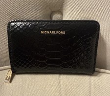 MICHAEL KORS Bryant Small Card Case Black NWT 98