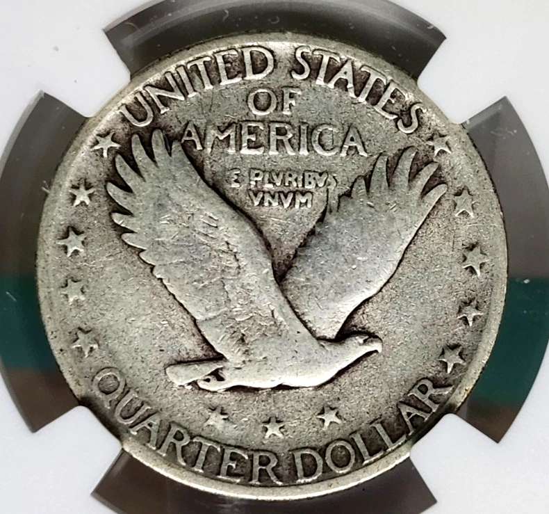 1927-S Standing Lib. Quarter - VG8 - NGC - Tougher Date - Full Date - Image 4 of 4