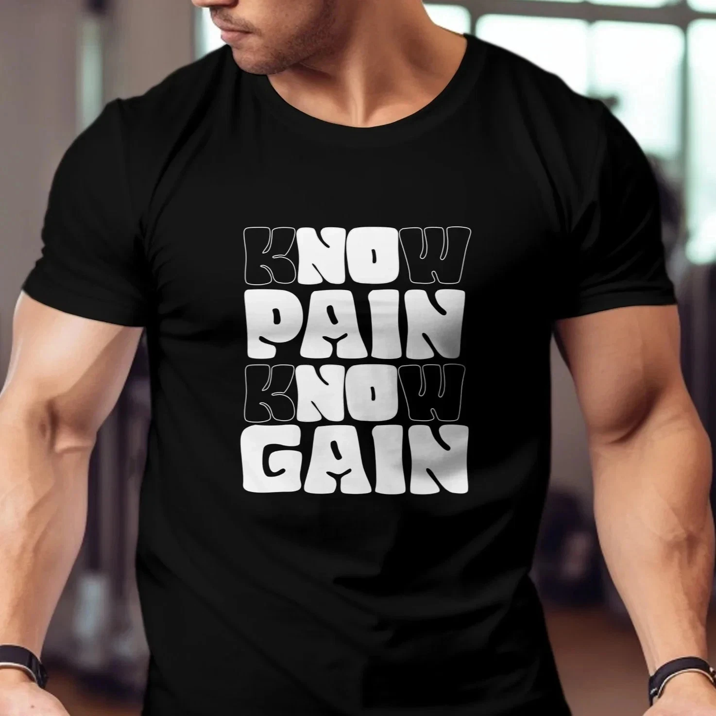 Unisex Gym Wear Text Printed Round Neck TShirt for Men & Women | Soft Breathable
Opens in a new wind