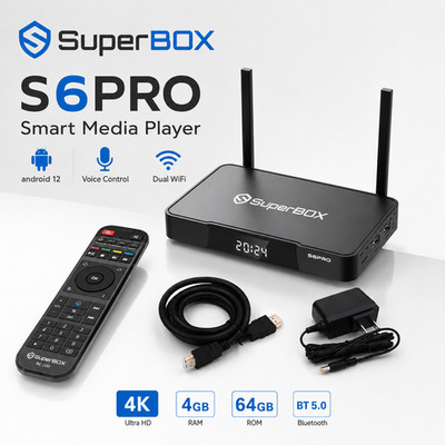 SuperBox S6 Pro TV BOX - Authorized Distributor - Free Shipping Message To Me
