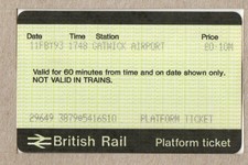 Gatwick Airport S10 - APTIS platform ticket - S10 Airside Ticket Desk