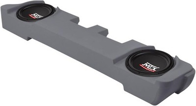 FITS 2000-2014 FORD F-250 SUPER CAB (EXTENDED CAB) MTX AMPLIFIED DUAL 10  WOOFER