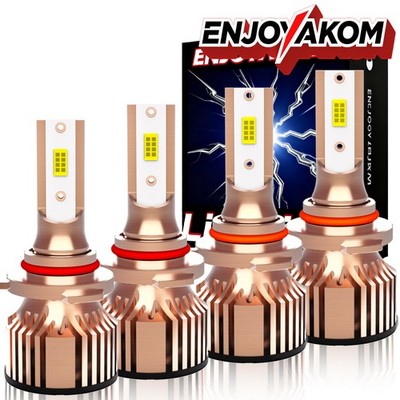 For Toyota Sienna 2004-2010 30000lm LED Headlights Bulb High/Lo Beam Combo 6500K