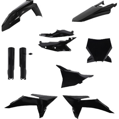 Acerbis Full Plastic Body Kit Black 2986810001 Off-Road Replacement MX