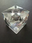 STEUBEN 8401 Signed Floating Spheres sculpture by Lloyd Atkins original box&bag