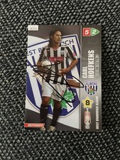 KARL HOEFKENS - WEST BROMWICH ALBION FOOTBALL SIGNED PANINI CHAMPIONSHIP CARD