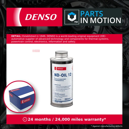 Nd Oil 12 250cc fits NISSAN QASHQAI J11 2013 on Denso Genuine Quality Guaranteed