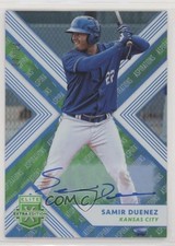 2018 Panini Elite Extra Edition Aspirations Tie-Dye 7/10 Samir Duenez Auto 0d4