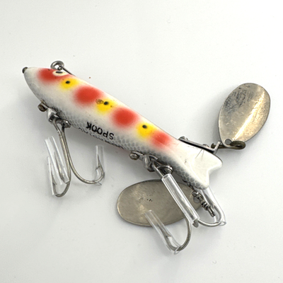 Vintage Heddon Dowagiac Spook Fishing Lure Super Rare Yellow Eyes