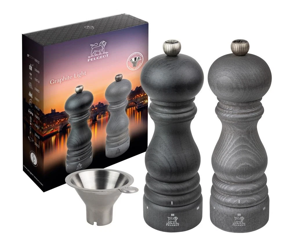 Peugeot Duo Pepper & Salt Mill (Graphite) - 18cm