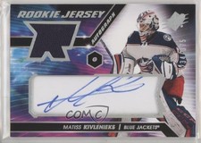 2020-21 SPx Rookie Jersey Tier 1 234/375 Matiss Kivlenieks #MK Auto 01g1