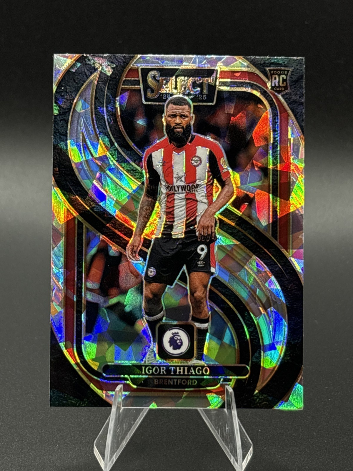 Igor Thiago 2024-25 Panini Select Premier League Mezzanine #104 Ice Prizm (RC)