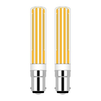 ZHENMING 8W B15D Dimmbar, AC230V 780LM Warmweiß 2700K Ersatz für 80W Halogen,