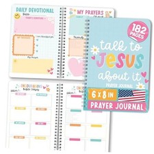 Prayer Journal Notebook - Guided Prayer Journal for Woman, Daily Praying