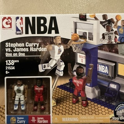 C3 Construction NBA Stephen Curry vs. James Harden One On One 21534 New & Sealed