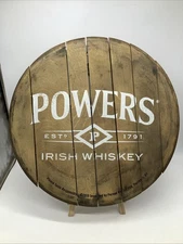 Powers John’s Lane Irish Whiskey Barrel Head Signs Wall Decor