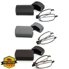 2pk Reading Glasses - Anti-Blue Light Metal Frame Reader