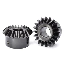 2 Pcs 2M 20 Teeth 8-18mm Shaft Hole Tapered Bevel Gear 1 145 Steel 2 Module 9...