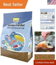 Pond Spring And Fall Diet 3.08 Pounds, Pond Fish Food, For Goldfish And Koi, 7 L