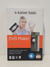 Kaiser Baas Convert VHS Video To DVD Maker USB with Software brand new in Box