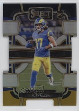 2023 Panini Select Concourse Black & Gold Prizm Die-Cut Puka Nacua #56 uw8