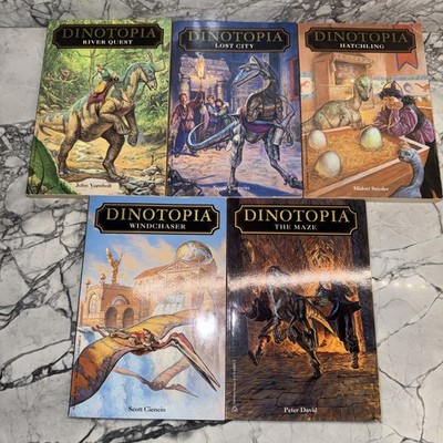 Dinotopia Series Book Lot Of 5 Fantasy Kid Chapter Paperback Random House