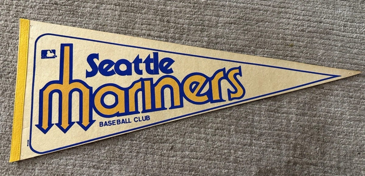 Seattle Mariners Baseball Vintage Sports Pennants and Flags for