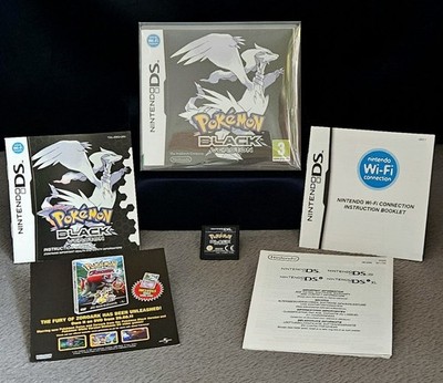 Pokemon Schwarze Version Nintendo DS UK PAL Original Verpackt Mit Anleitungen 