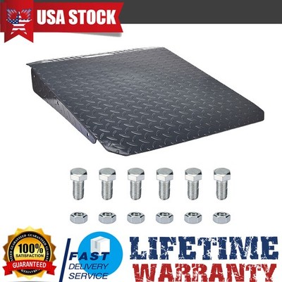 Shed Ramp for Riding Mower & Lawn Equipment Anti-Slip Punch Plate Ramp 1PCS