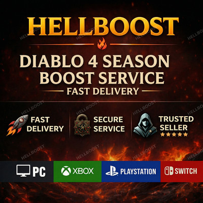 Diablo 4 S13  Season 13 Boost  Level 1 70 + Paragon 1-150 / PC PS5 Xbox SC 