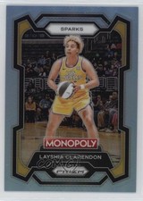 2024 Panini Prizm Monopoly WNBA Light Blue 50/199 Layshia Clarendon #57 1cn6